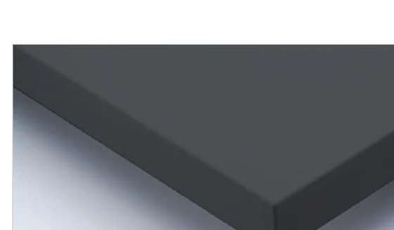 Matte riverstone grey cabinet finish sample.