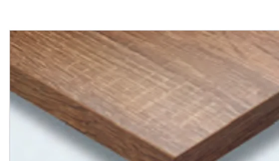 Lodge oak woodgrain cabinet finish sample.